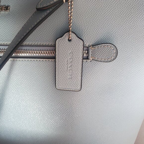 Light blue Coach tote - Picture 4 of 11